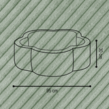 "Bloomy Pool" Bällebad 95x30cm mit 200 Bällen