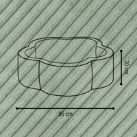 "Bloomy Pool" Bällebad 95x30cm mit 200 Bällen