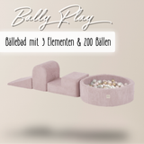 "Bally Play" Bällebad 90x30cm mit 3 Bauelementen & 200 Bällen