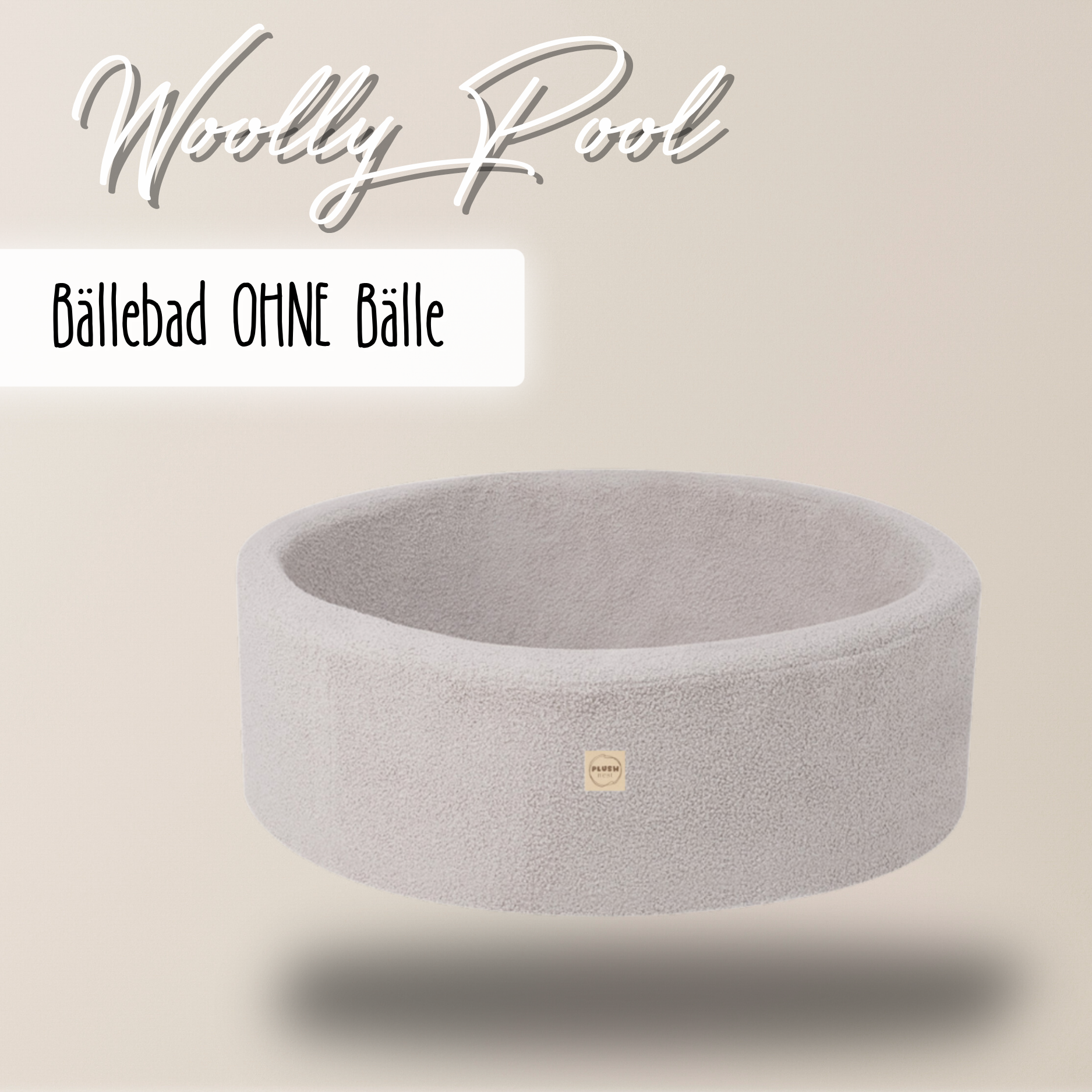 "Woolly Pool" Bällebad 90x30cm OHNE Bälle