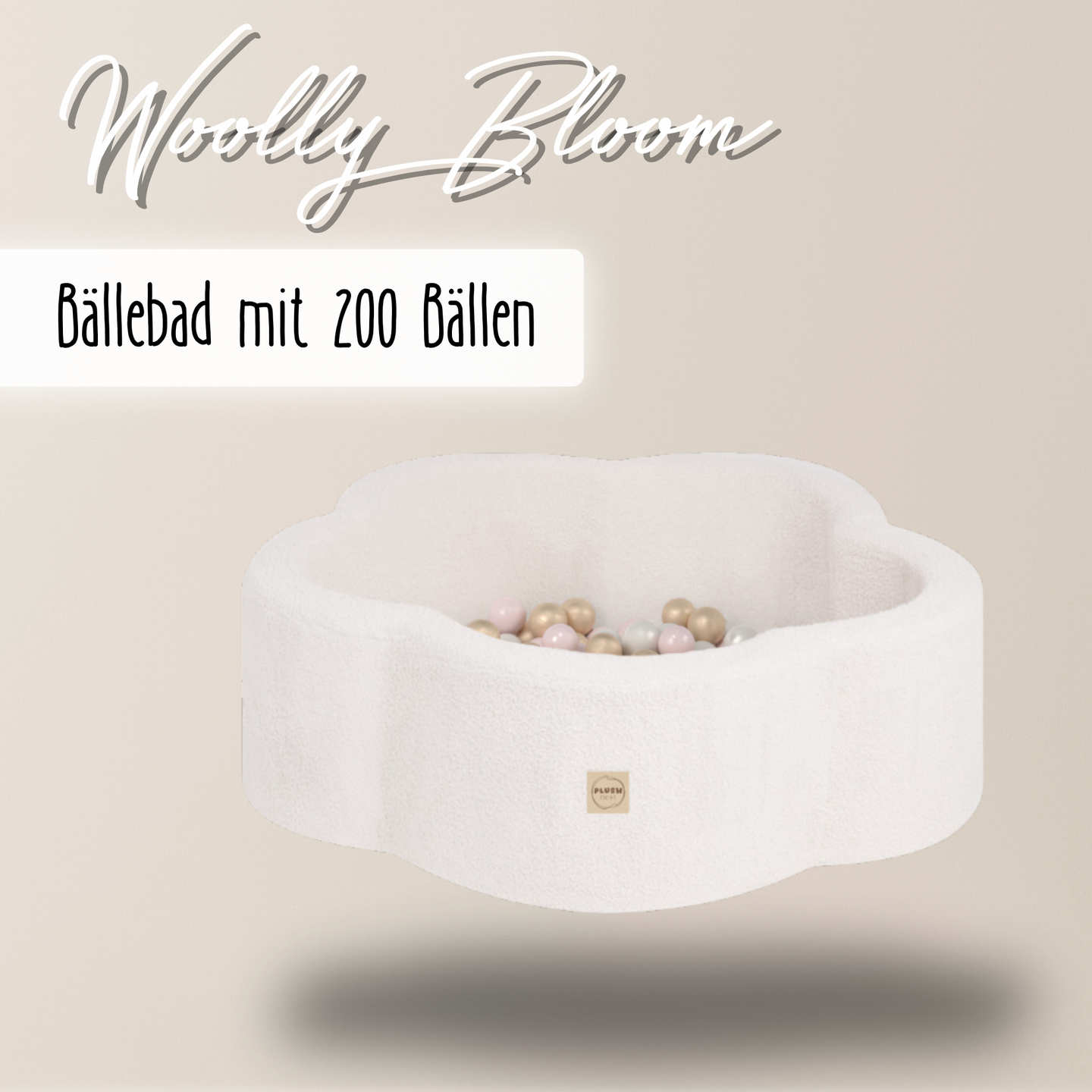 "Woolly Bloom" Bällebad 95x30cm mit 200 Bällen