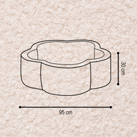 "Woolly Bloom" Bällebad 95x30cm mit 200 Bällen