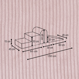 "Cordy Trio" 3 Schaumstoff-Bauelemente