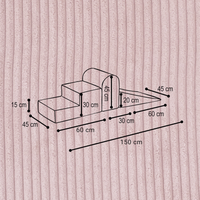 "Cordy Trio" 3 Schaumstoff-Bauelemente