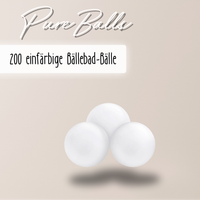 "Pure Balls" 200 einfärbige Bällebad-Bälle, CE-zertifiziert