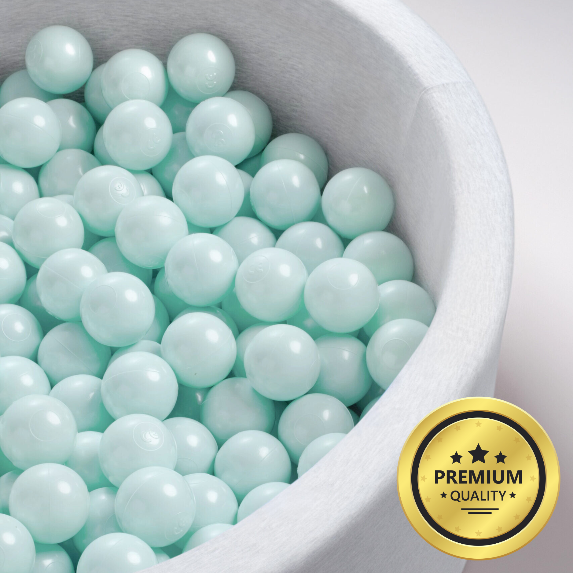 "Pure Balls" 200 einfärbige Bällebad-Bälle, CE-zertifiziert