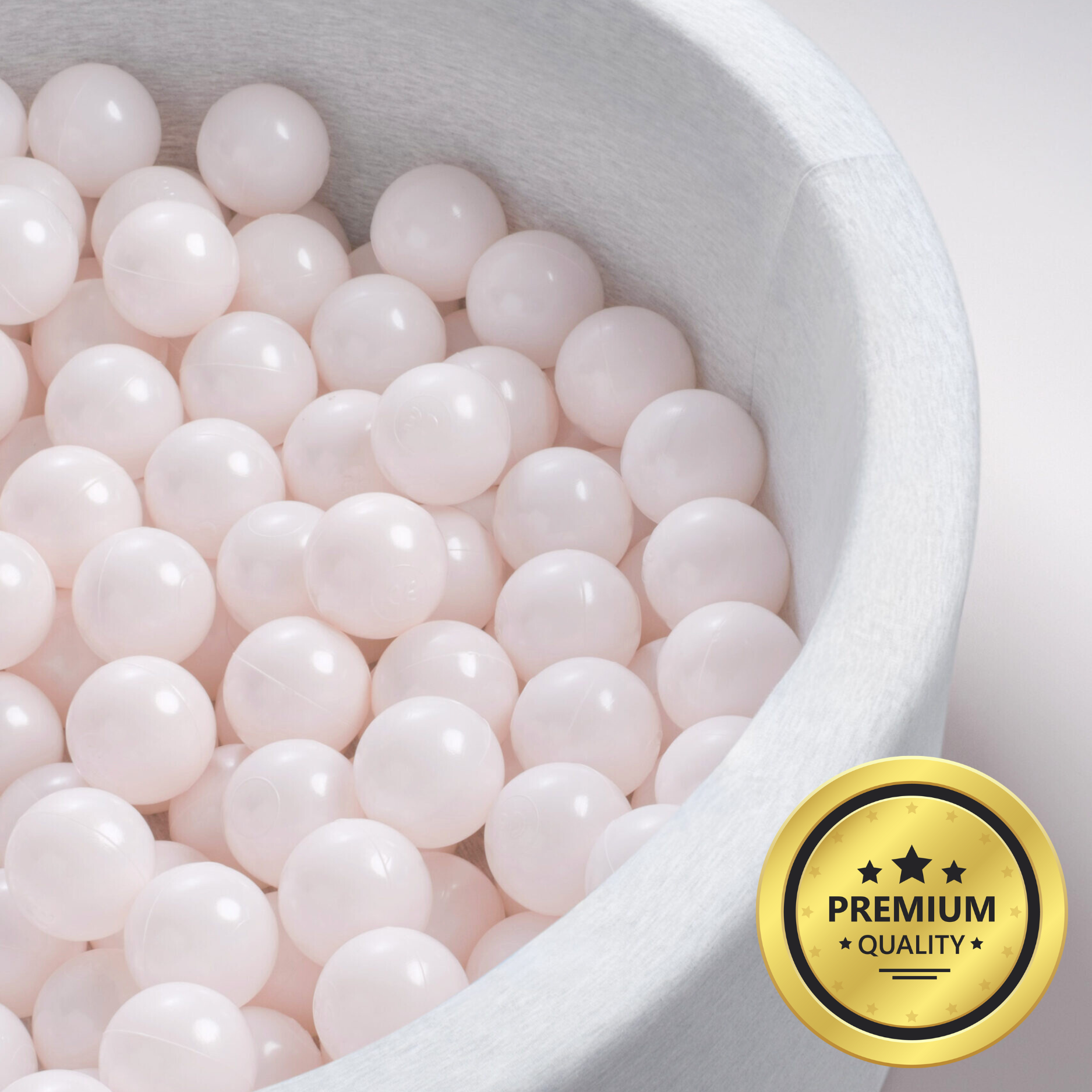 "Pure Balls" 200 einfärbige Bällebad-Bälle, CE-zertifiziert