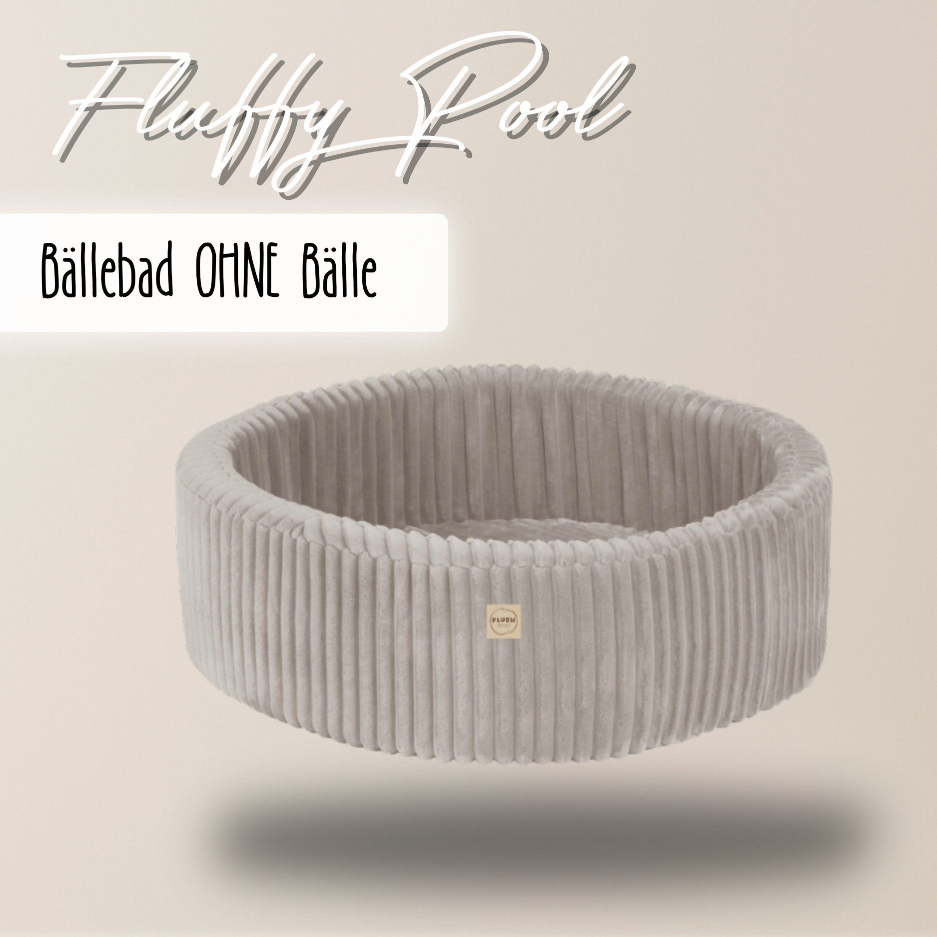 "Fluffy Pool" Bällebad 90x30cm OHNE Bälle