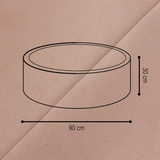 "Velvet Pool" Bällebad 90x30cm mit 200 Bällen