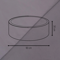"Velvet Pool" Bällebad 90x30cm mit 200 Bällen