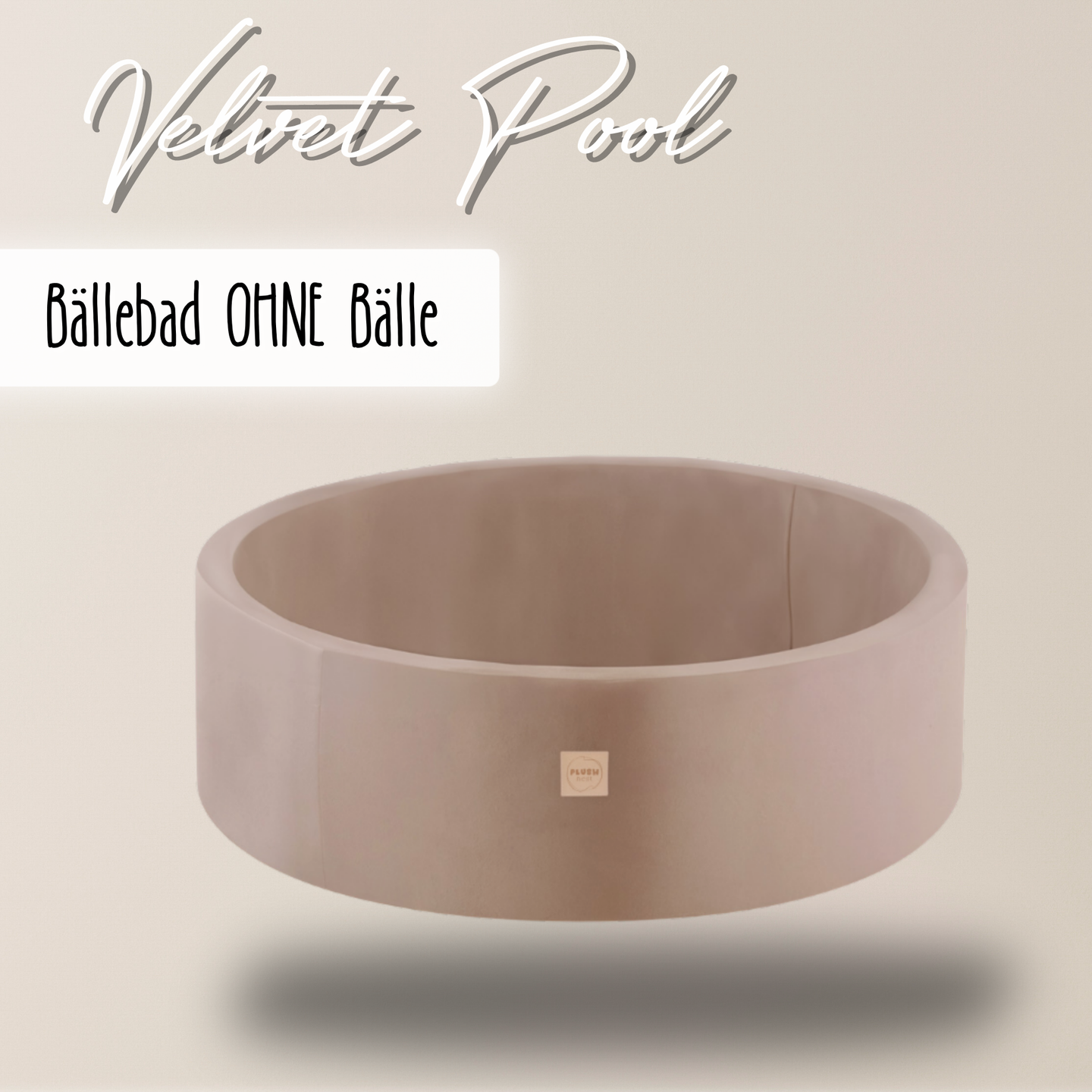 "Velvet Pool" Bällebad 90x30cm OHNE Bälle