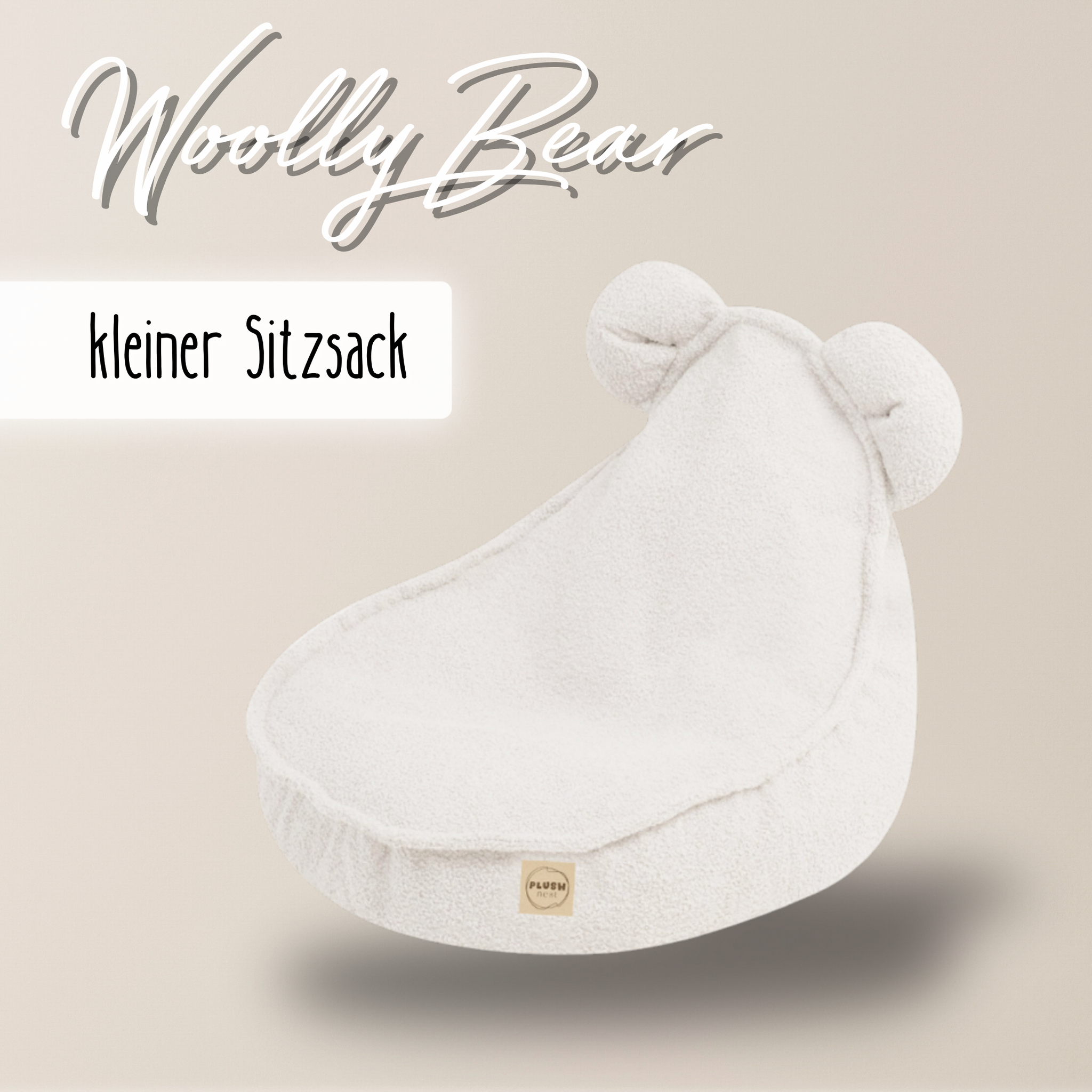 "Woolly Bear" Sitzsack für Kinder 68x45cm