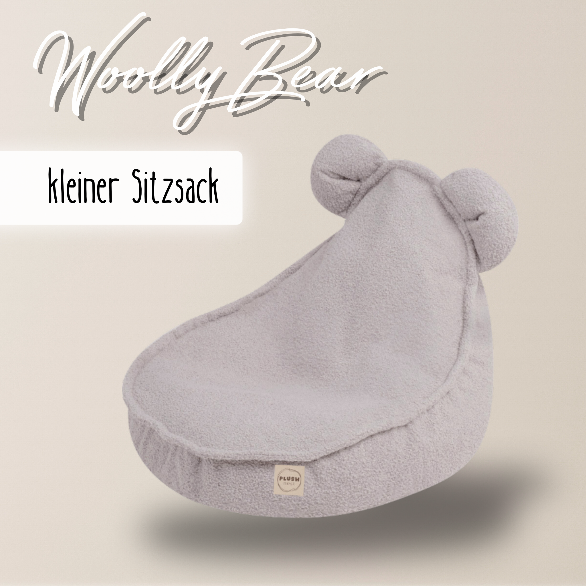 "Woolly Bear" Sitzsack für Kinder 68x45cm
