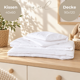 Baby Set – Bettdecke 90×120cm & Kissen 40×60cm