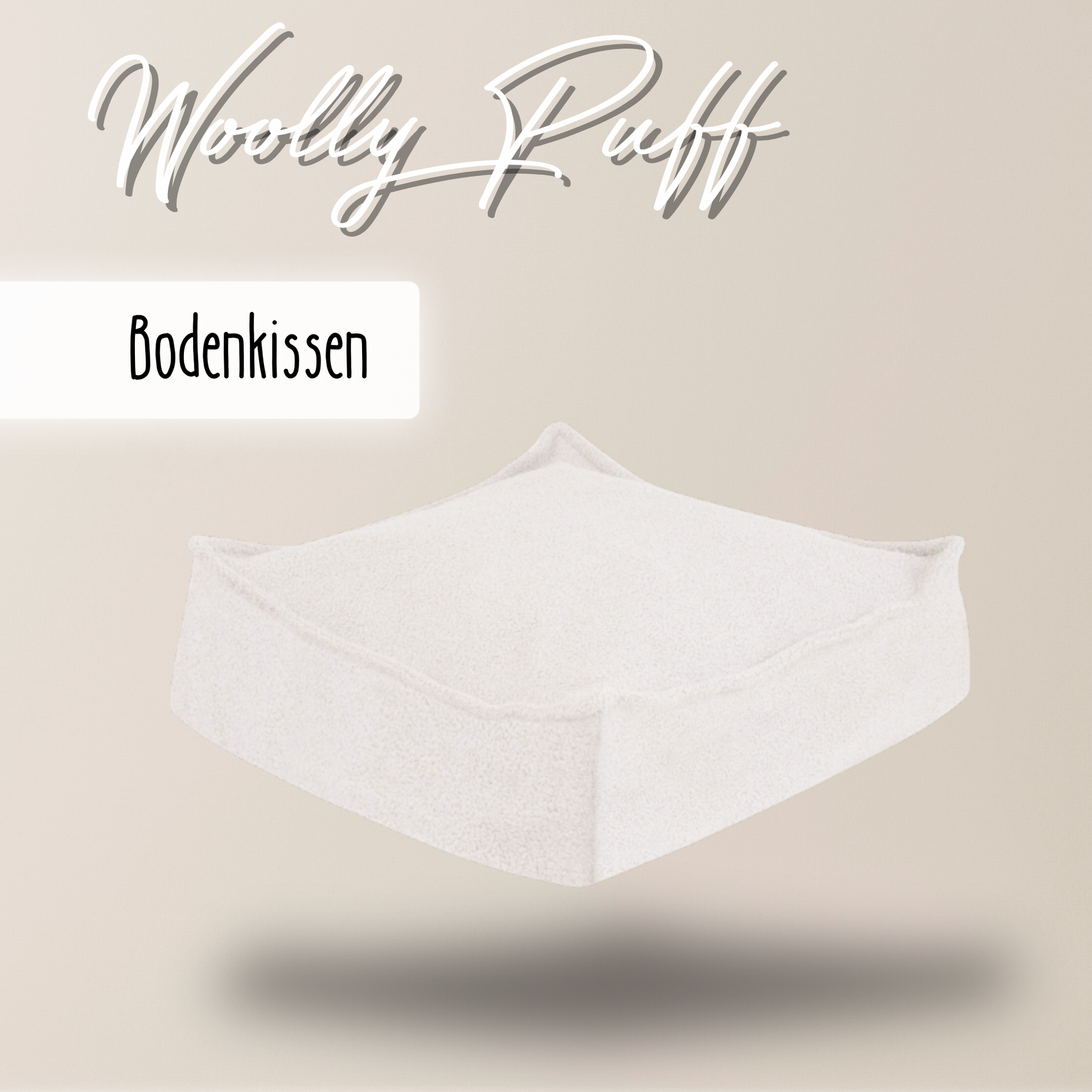 "Woolly Puff" Bodenkissen 60x60x20cm