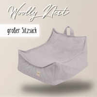 "Woolly Nest" Sitzsack für Kinder 77x67x50cm