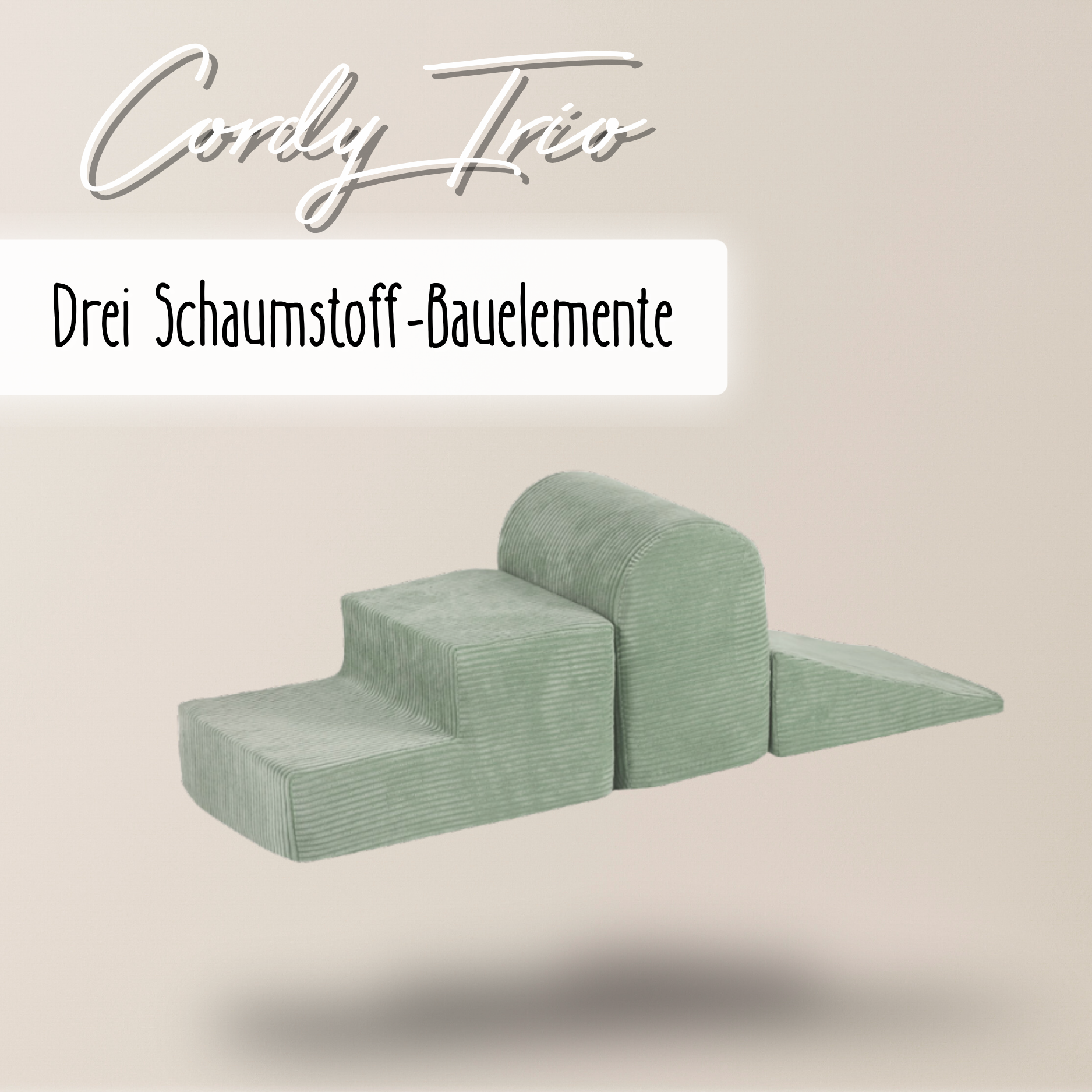"Cordy Trio" 3 Schaumstoff-Bauelemente