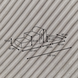 "Cordy Trio" 3 Schaumstoff-Bauelemente