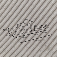 "Cordy Trio" 3 Schaumstoff-Bauelemente