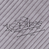 "Cordy Trio" 3 Schaumstoff-Bauelemente
