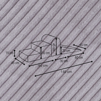 "Cordy Trio" 3 Schaumstoff-Bauelemente