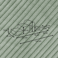 "Cordy Trio" 3 Schaumstoff-Bauelemente