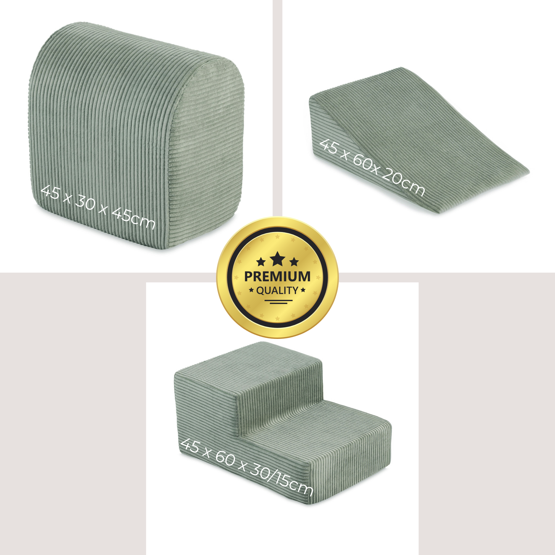 "Cordy Trio" 3 Schaumstoff-Bauelemente