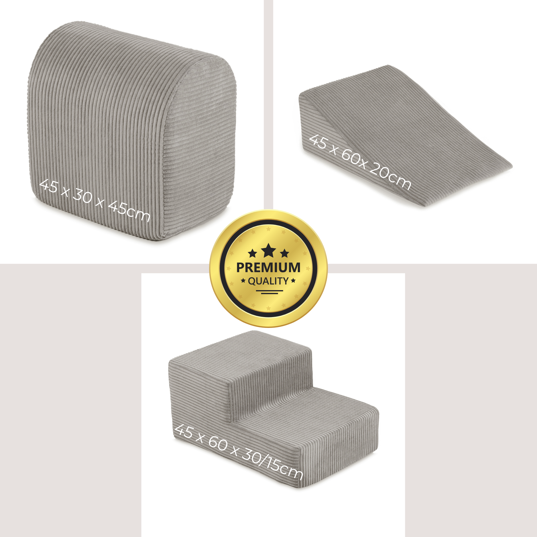 "Cordy Trio" 3 Schaumstoff-Bauelemente