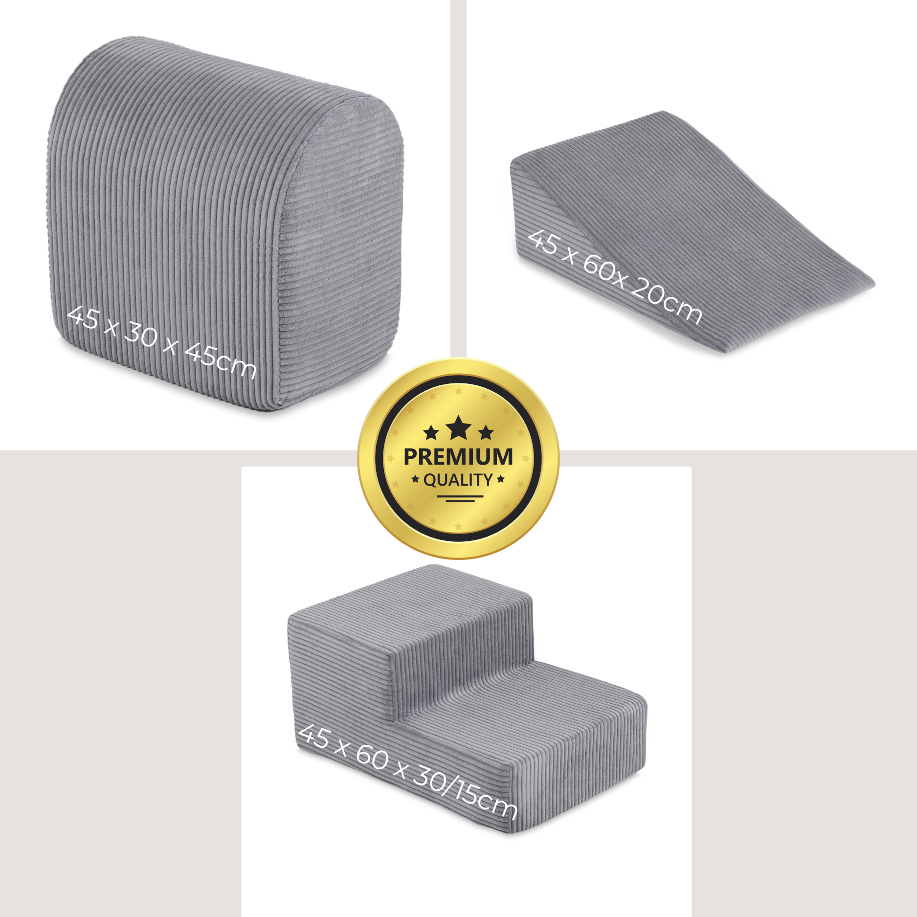 "Cordy Trio" 3 Schaumstoff-Bauelemente