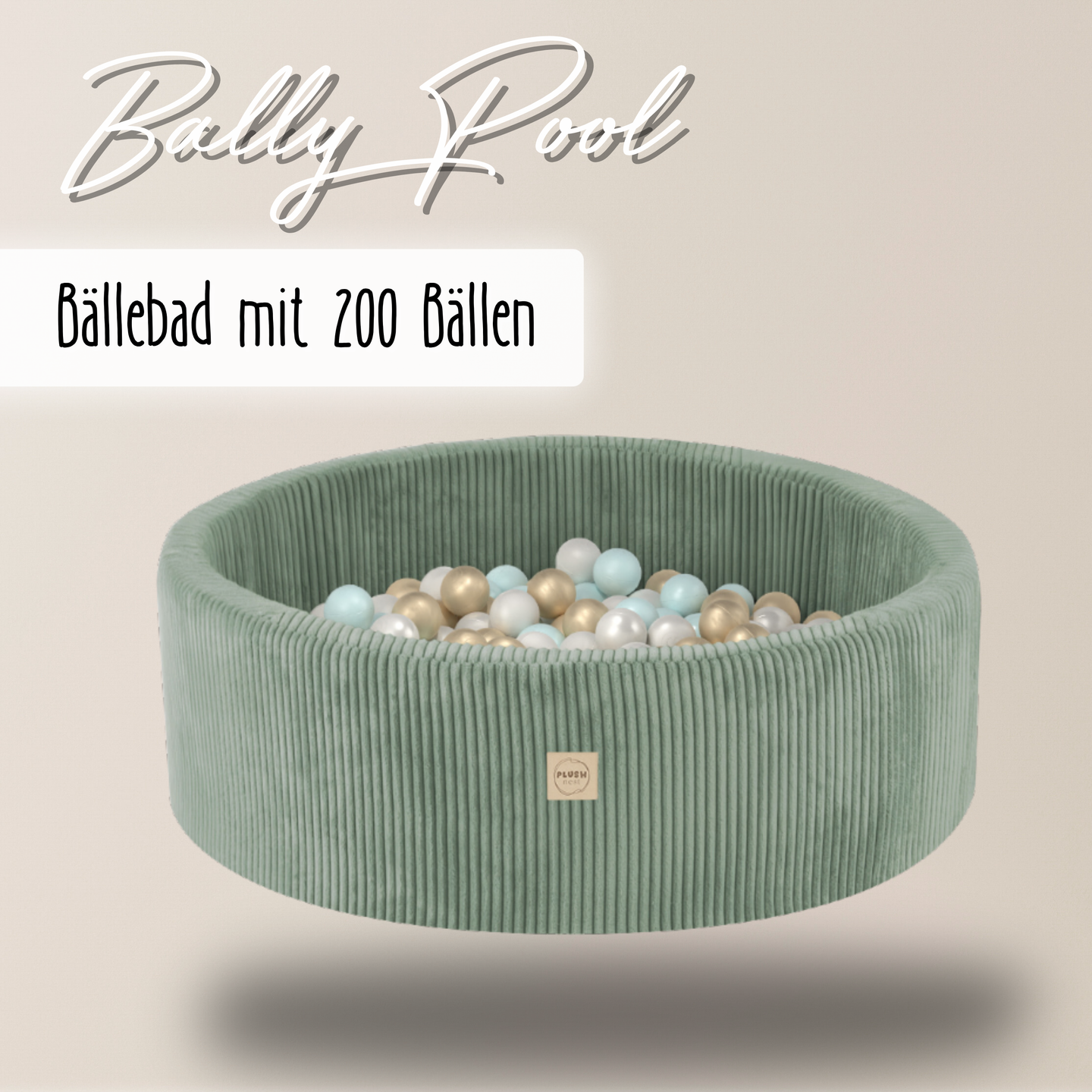 "Bally Pool" Bällebad 90x30cm mit 200 Bällen