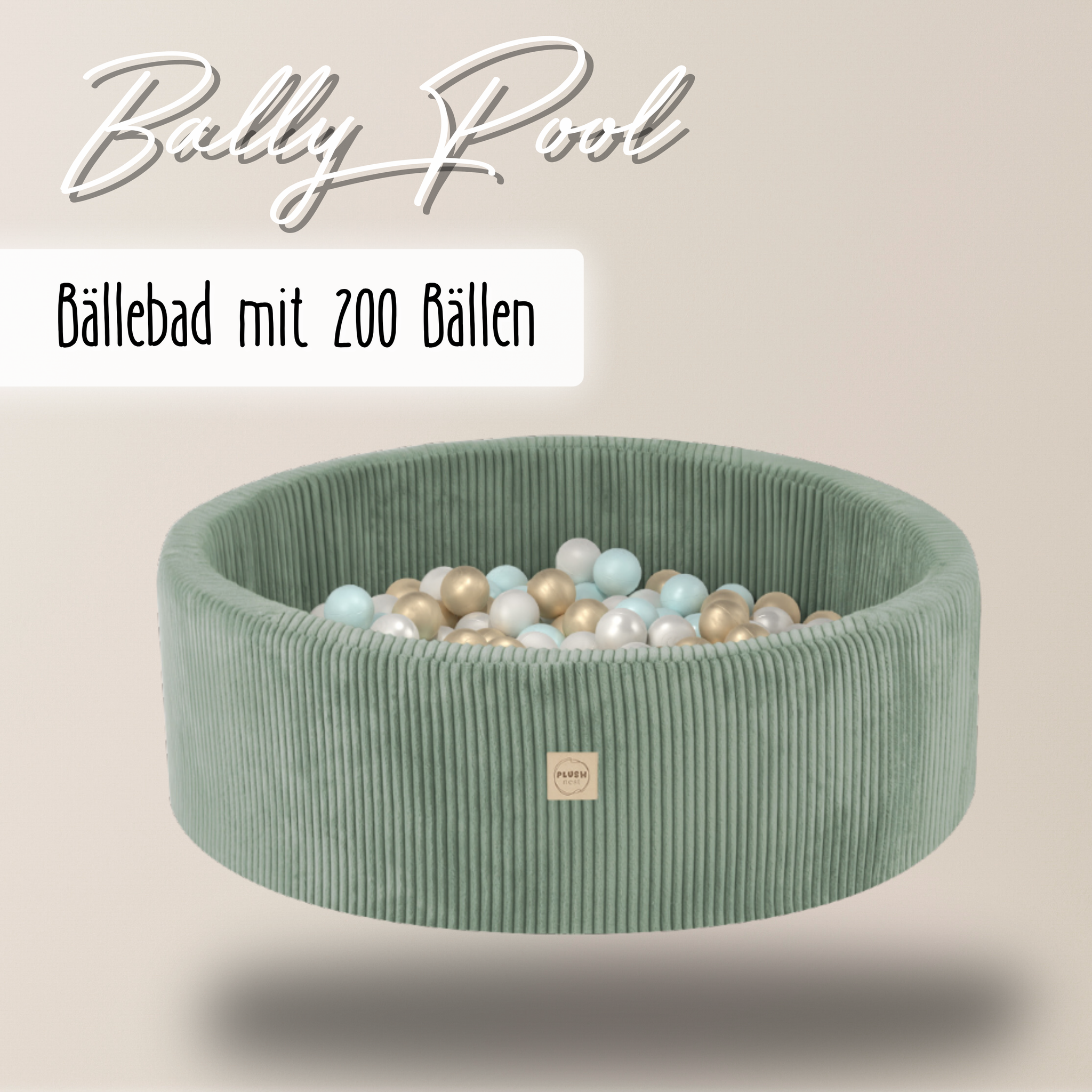 "Bally Pool" Bällebad 90x30cm mit 200 Bällen