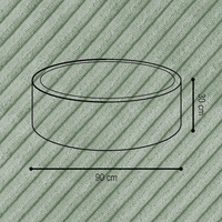 "Bally Pool" Bällebad 90x30cm mit 200 Bällen