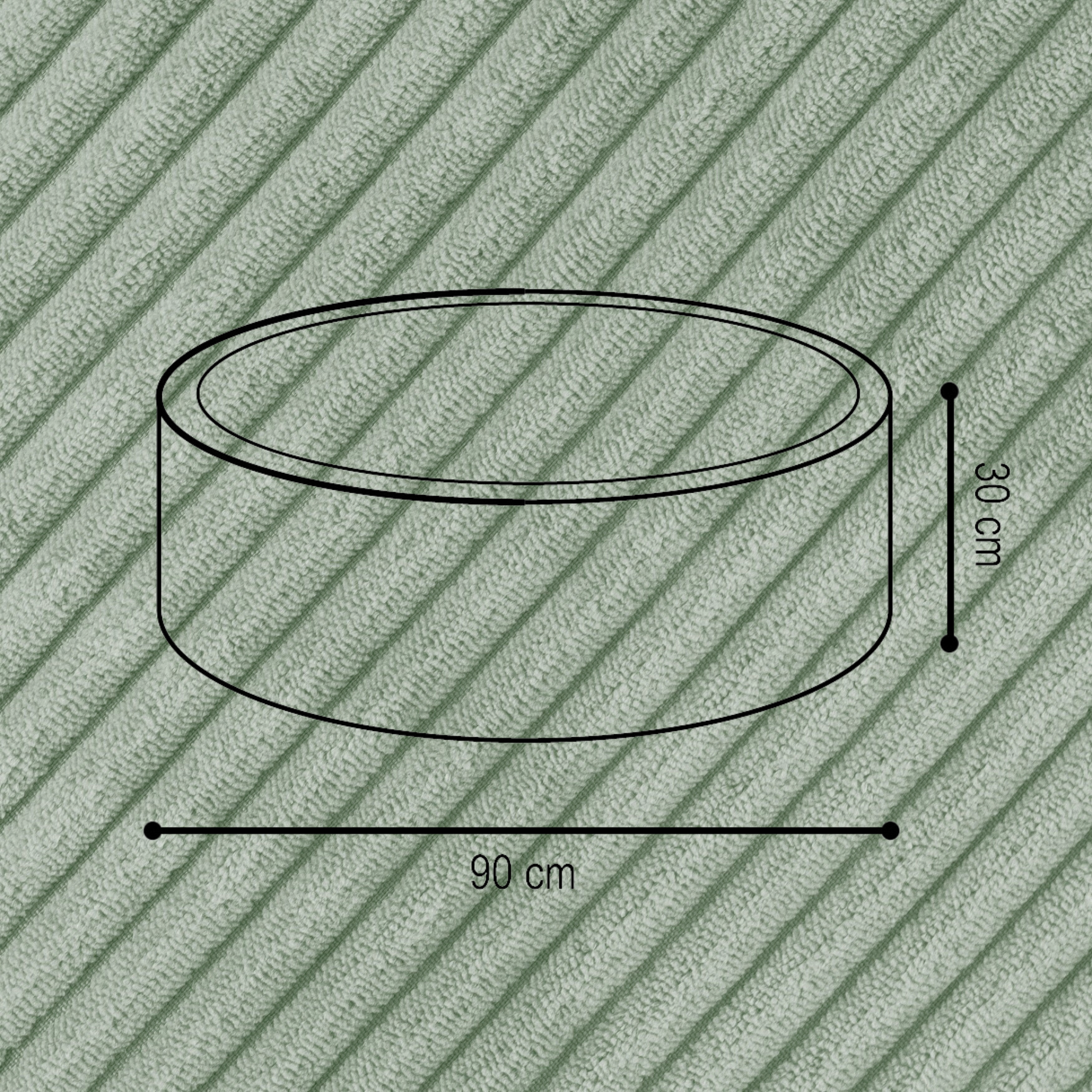 "Bally Pool" Bällebad 90x30cm mit 200 Bällen