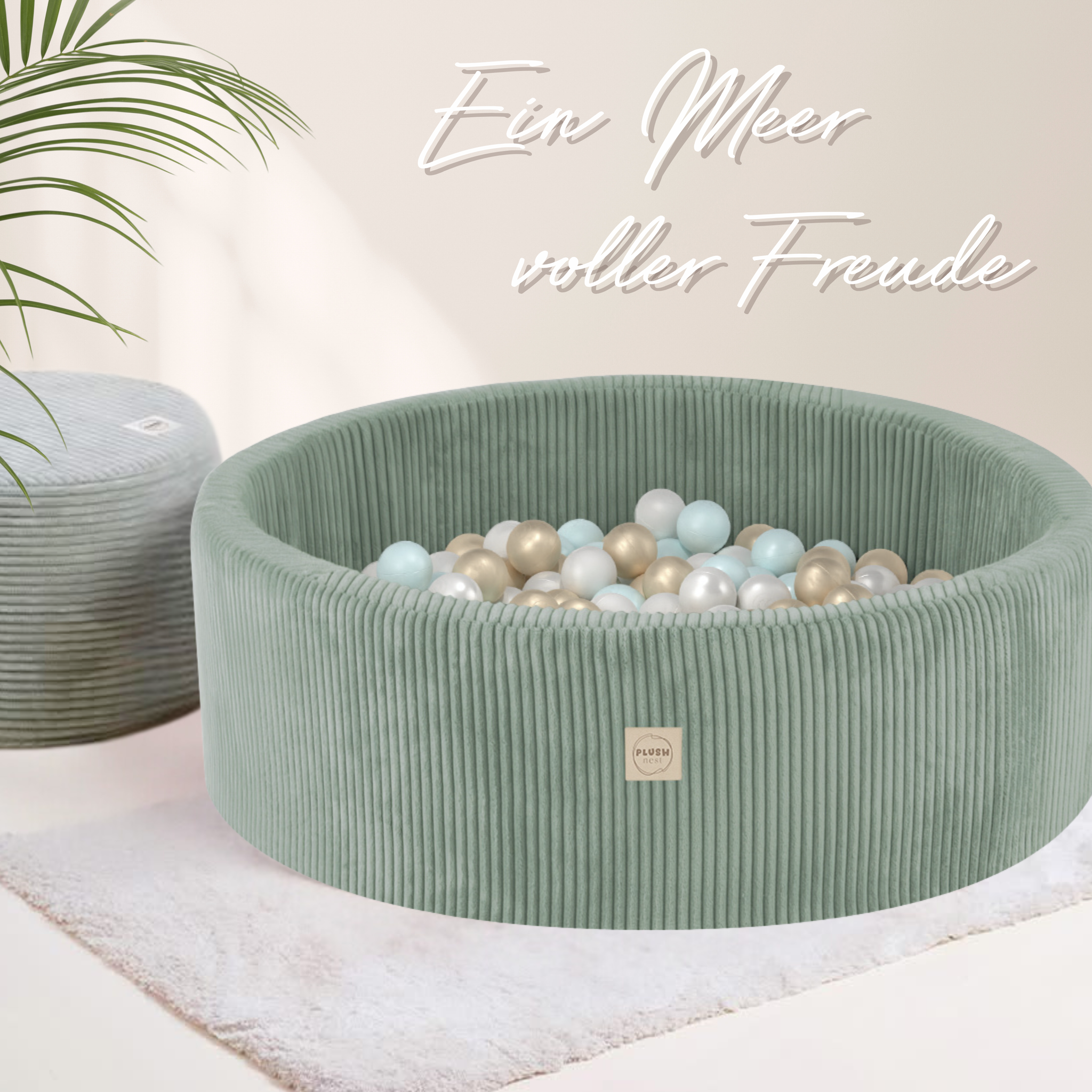 "Bally Pool" Bällebad 90x30cm mit 200 Bällen