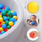 "Dreamy Balls" 200 Bällebad-Bälle im sanften Farbmix, CE-zertifiziert