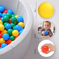 "Dreamy Balls" 200 Bällebad-Bälle im sanften Farbmix, CE-zertifiziert