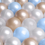 "Dreamy Balls" 200 Bällebad-Bälle im sanften Farbmix, CE-zertifiziert