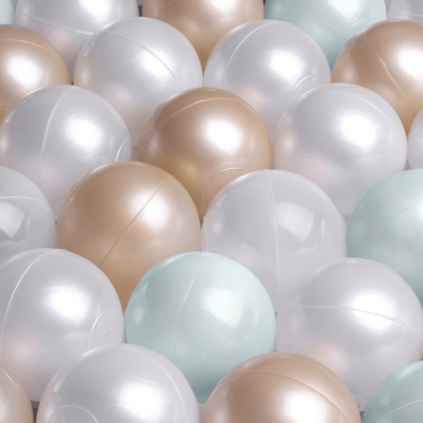 "Dreamy Balls" 200 Bällebad-Bälle im sanften Farbmix, CE-zertifiziert