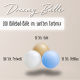 "Dreamy Balls" 200 Bällebad-Bälle im sanften Farbmix, CE-zertifiziert