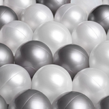 "Dreamy Balls" 200 Bällebad-Bälle im sanften Farbmix, CE-zertifiziert