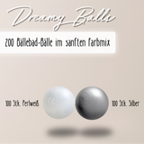"Dreamy Balls" 200 Bällebad-Bälle im sanften Farbmix, CE-zertifiziert