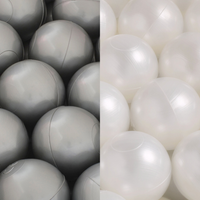 "Dreamy Balls" 200 Bällebad-Bälle im sanften Farbmix, CE-zertifiziert