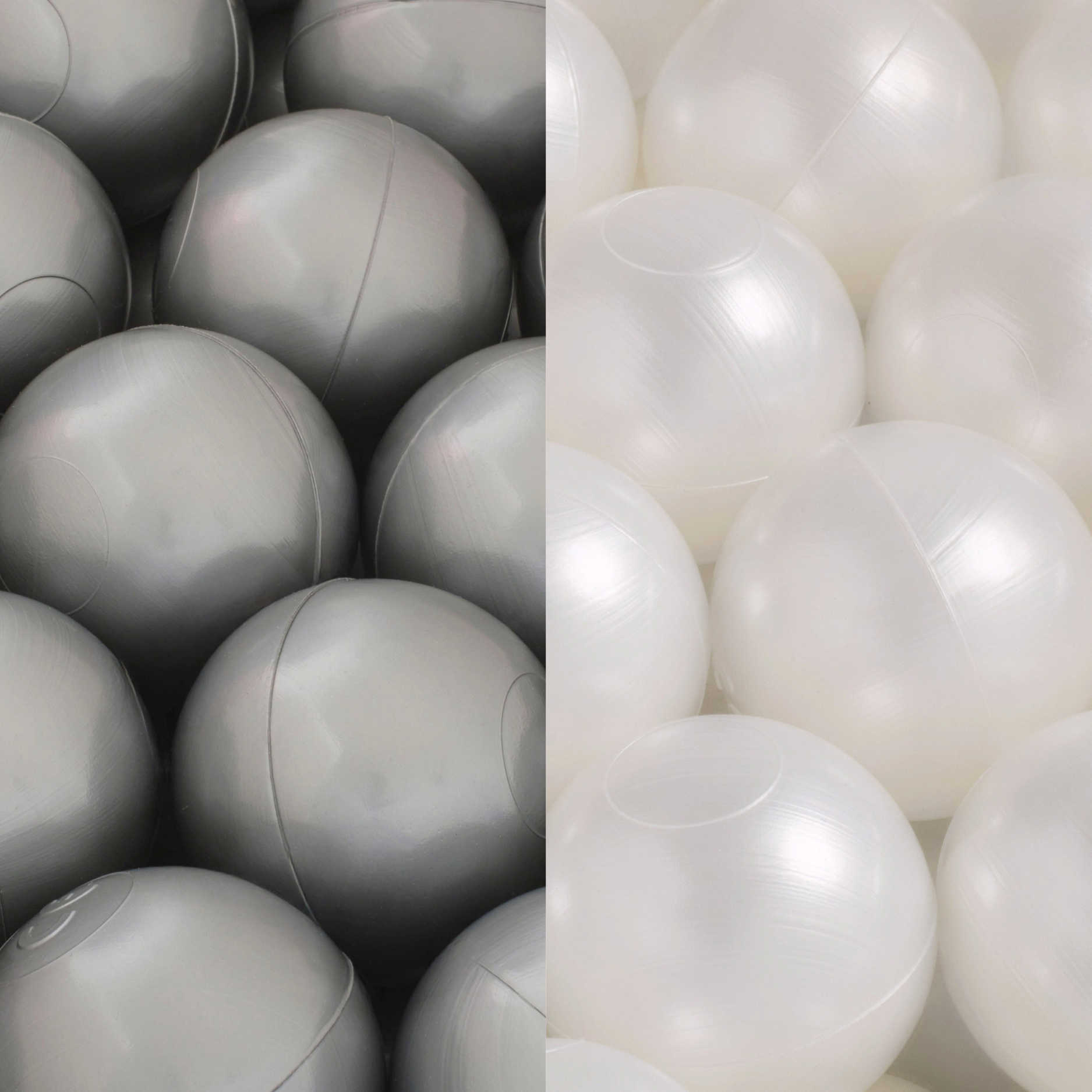 "Dreamy Balls" 200 Bällebad-Bälle im sanften Farbmix, CE-zertifiziert