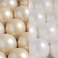 "Dreamy Balls" 200 Bällebad-Bälle im sanften Farbmix, CE-zertifiziert