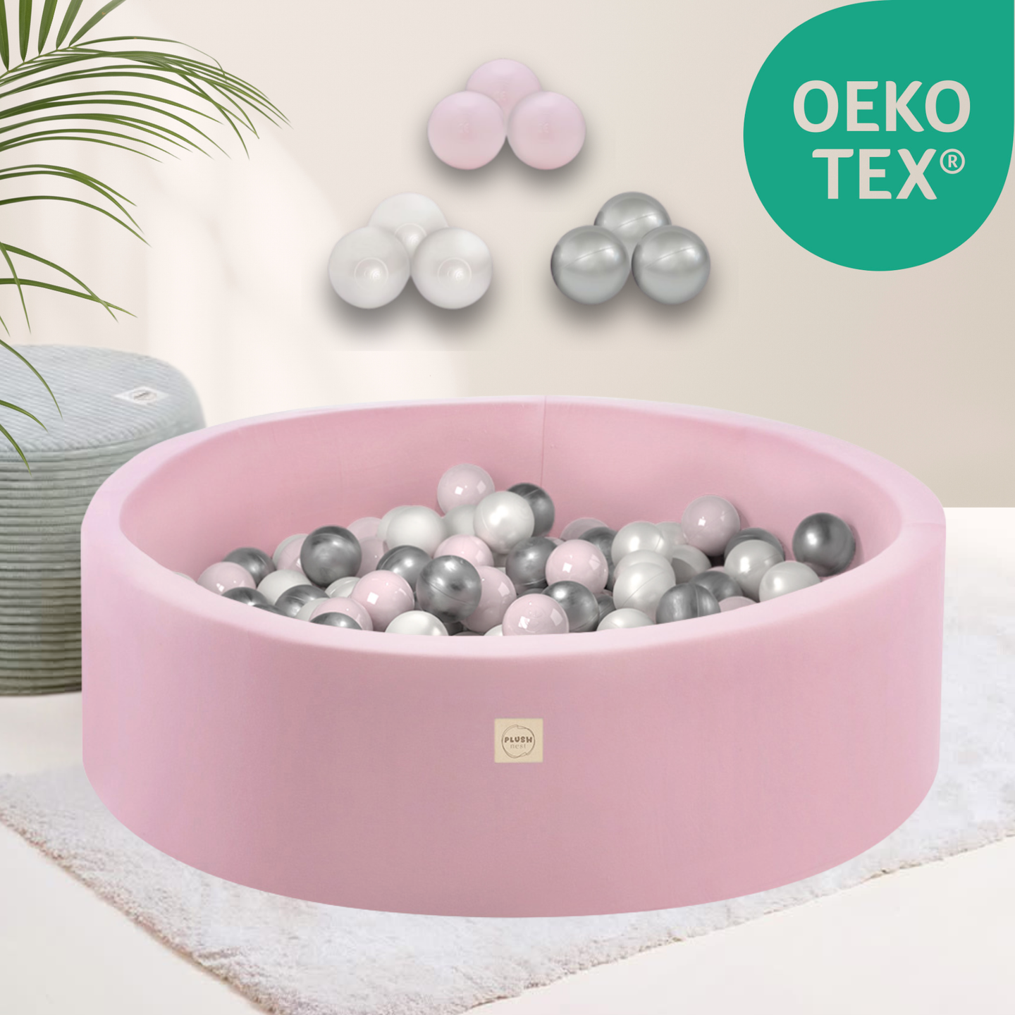 "Cotty Pool" Bällebad 90x30cm mit 200 Bällen