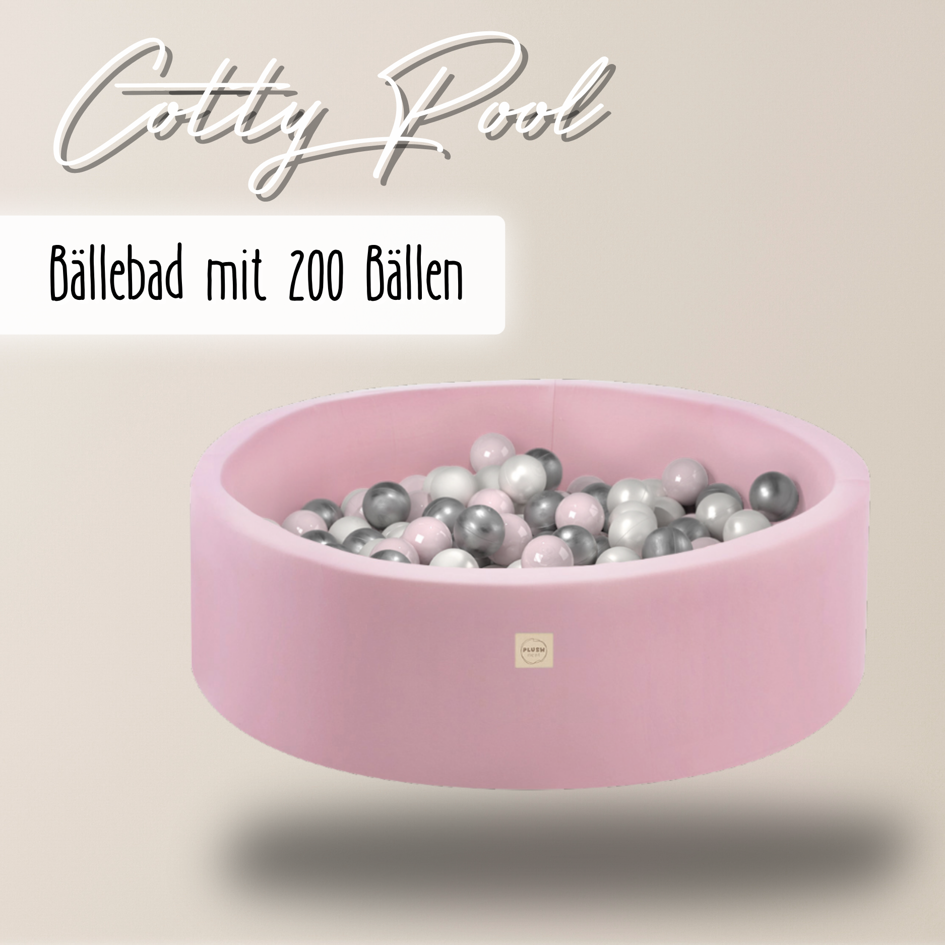 "Cotty Pool" Bällebad 90x30cm mit 200 Bällen