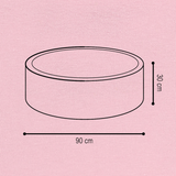 "Cotty Pool" Bällebad 90x30cm mit 200 Bällen
