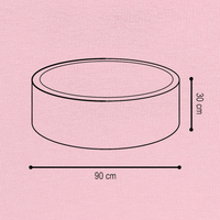 "Cotty Pool" Bällebad 90x30cm mit 200 Bällen