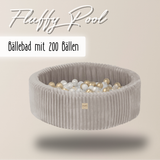 "Fluffy Pool" Bällebad 90x30cm mit 200 Bällen