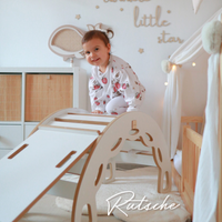 "Big Rocker" 3in1, Wippe, Kletterbogen & Rutsche 90x41x50 cm